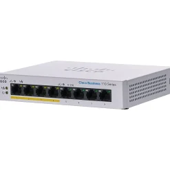 Cisco 110 8-Port Gigabit Ethernet Managed Switch, Silver (CBS1108PPDNA)* Ethernet Switches & Splitters