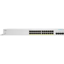 Cisco 220 24-Port Gigabit Ethernet Managed Switch, Silver (CBS22024P4GNA)* Ethernet Switches & Splitters