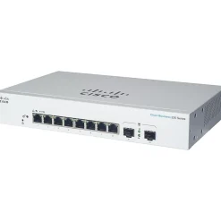 Cisco 220 8-Port Gigabit Ethernet Managed Switch, Silver (CBS2208FPE2GNA)* Ethernet Switches & Splitters