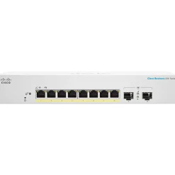 Cisco 220 8-Port Gigabit Ethernet Managed Switch, Silver (CBS2208FPE2GNA)* Ethernet Switches & Splitters