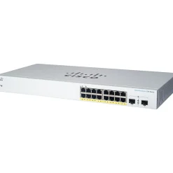 Cisco 220 16-Port Gigabit Ethernet Managed Switch, Silver (CBS22016T2GNA)* Ethernet Switches & Splitters