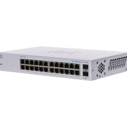 Cisco 110 24-Port Gigabit Ethernet Managed Switch, Silver (CBS11024TNA)* Ethernet Switches & Splitters