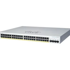 Cisco 220 24-Port Gigabit Ethernet Managed Switch, Silver (CBS22024FP4XNA)* Ethernet Switches & Splitters