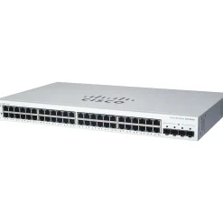 Cisco 220 48-Port Gigabit Ethernet Managed Switch, Silver (CBS22048P4XNA)* Ethernet Switches & Splitters