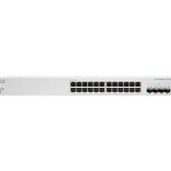 Cisco 220 24-Port Gigabit Ethernet Managed Switch, Silver (CBS22024T4XNA)* Ethernet Switches & Splitters
