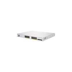 Cisco 250 24-Port Gigabit Ethernet Managed Switch, Silver (CBS25024FP4GNA)* Ethernet Switches & Splitters