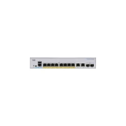 Cisco 250 8-Port Gigabit Ethernet Managed Switch, Silver (CBS2508FPE2GNA)* Ethernet Switches & Splitters