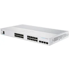 Cisco 250 24-Port Gigabit Ethernet Managed Switch, Silver (CBS25024P4XNA)* Ethernet Switches & Splitters