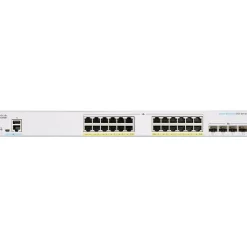 Cisco 250 24-Port Gigabit Ethernet Managed Switch, Silver (CBS25024P4XNA)* Ethernet Switches & Splitters