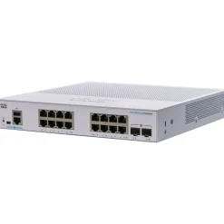 Cisco 250 16-Port Gigabit Ethernet Managed Switch, Silver (CBS25016T2GNA)* Ethernet Switches & Splitters