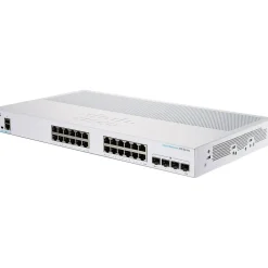 Cisco Business 350 Series 28-Port Gigabit Ethernet Managed Switch, White (CBS350-24P-4X-NA)* Ethernet Switches & Splitters