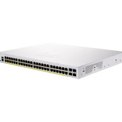 Cisco Business 250 Series 52-Port Gigabit Ethernet Managed Switch, White (CBS250-48P-4G-NA)* Ethernet Switches & Splitters