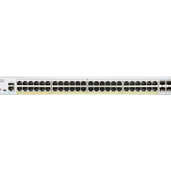 Cisco Business 250 Series 52-Port Gigabit Ethernet Managed Switch, White (CBS250-48P-4G-NA)* Ethernet Switches & Splitters