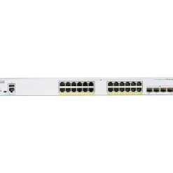Cisco Business 350 Series 28-Port Gigabit Ethernet Managed Switch, Silver (CBS350-24FP-4G-NA)* Ethernet Switches & Splitters