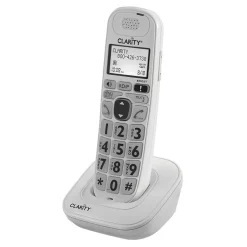 Office Phones & Conferencing<Clarity Telecom D702HS Cordless Expansion Handset, White