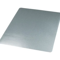 Online Cleated Carpet Chair Mat, 46" x 60'', Medium-Pile, Clear (UNV56808) Chair Mats