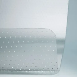 Online Cleated Carpet Chair Mat, 46" x 60'', Medium-Pile, Clear (UNV56808) Chair Mats