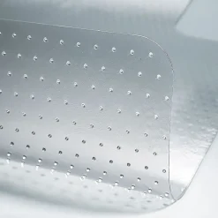 Sale Cleated Carpet Chair Mat with Lip, 45" x 53'', Clear (UNV56807) Chair Mats