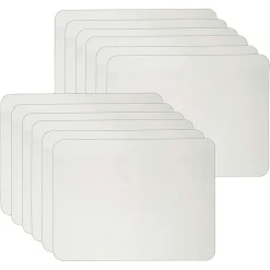 Online Dry-Erase Whiteboard, Plain 1-Sided, 9" x 12", 12/Pack (CHL35100-12) Dry Erase
