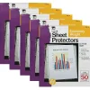 CLI Economy Sheet Protector, 8.5" x 11", Clear, 50/Box, 5 Boxes (CHL48145-5) Online