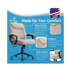 Sale Transform 1.0 Ergonomic Fabric Swivel Desk Chair, (CCHR10001D) Ergonomic Chairs