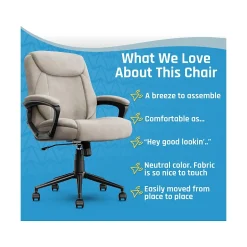Sale Transform 1.0 Ergonomic Fabric Swivel Desk Chair, (CCHR10001D) Ergonomic Chairs