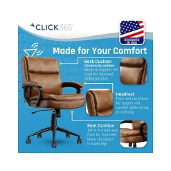 Online Transform 2.0 Ergonomic Bonded Leather Swivel Desk Chair, (CCHR10007A) Ergonomic Chairs