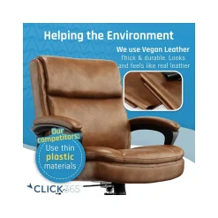 Online Transform 2.0 Ergonomic Bonded Leather Swivel Desk Chair, (CCHR10007A) Ergonomic Chairs