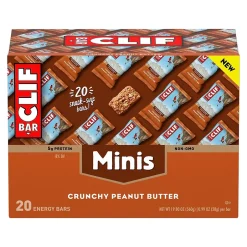 Snacks & Granola Bars<Clif Bar Crunchy Peanut Butter Minis,1.0 oz., 20/Box (CCC36412)