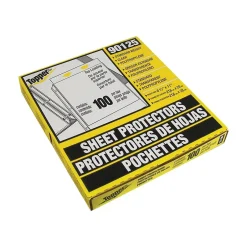 C-Line Topper Standard Weight Sheet Protectors, 8-1/2" x 11", Clear, 100/Box (90125) (CLI90125)