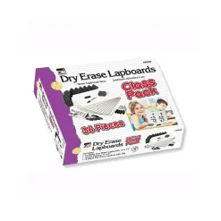 New Class Pack Masonite Dry-Erase Whiteboards, 9" x 12", 12/Set (CHL35036) Dry Erase