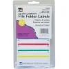 CLN File Folder Labels, Assorted Colors, 6 Labels/Sheet, 248 Sheets/Pack (CHL45200) New