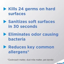 Clorox 4 in One Disinfectant & Sanitizer, Lavender, 14 oz. (32512)