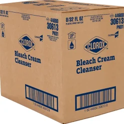 Clorox Pro Bleach Cream Cleaner, Fresh Scent, 32 oz., 8/Carton (CLO 30613)