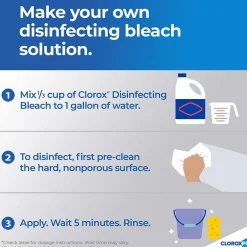 Clorox Pro™ Germicidal Bleach, Concentrated, 121 oz. (30966)