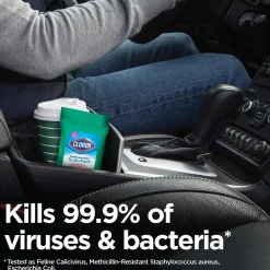 Clorox Disinfecting Wipes On The Go, Bleach Free Travel Wipes, Fresh Scent, 9 Count (01665)