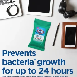 Clorox Disinfecting Wipes On The Go, Bleach Free Travel Wipes, Fresh Scent, 9 Count (01665)