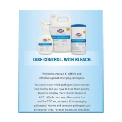 Clorox Healthcare Bleach Germicidal Cleaner Spray, 22 Ounces (68967)