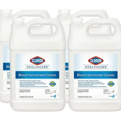 Clorox Healthcare Bleach Germicidal Cleaner Refill, 128 oz., 4/Carton (68978)