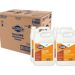 Clorox Total 360 Disinfectant Cleaner, 128 oz., 4/Carton (31650)