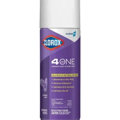 Clorox Pro 4 in One Disinfectant & Sanitizer, Lavender, 14 Ounces Each, Pack of 12 (32512)