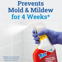 Tilex CloroxPro Disinfecting Instant Mold and Mildew Remover Spray, 32 Fluid Ounces, Pack of 9 (35600)
