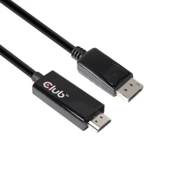 Hdmi Cables<Club 3D Club3D CAC-1082 6.56 feet DisplayPort 1.4 to HDMI 2.0b HDR, Black