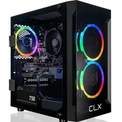 CLX SET TGMSETRTA3502BM Gaming Desktop Computer, AMD Ryzen 7 5700X, 16GB Memory, 1TGB SSD, 2TB HDD* Gaming Desktops
