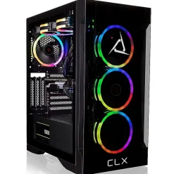 CLX SET TGMSETRTH2A01BM Gaming Desktop Computer, AMD Ryzen 9 7900X, 32GB Memory, 1TB SSD, 4TB HDD* Gaming Desktops