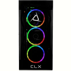 CLX SET TGMSETRTM2A00BM Gaming Desktop Computer, AMD Ryzen 7 7700X, 32GB Memory, 1TB SSD, 4TB HDD* Gaming Desktops