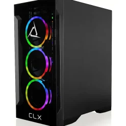 CLX SET TGMSETRTU2B07BM Gaming Desktop Computer, AMD Ryzen 9 7900X, 32GB Memory, 1TB SSD, 4TB HDD* Gaming Desktops