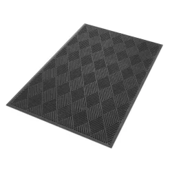 Floor Mats<Coastwide Professional ™ Commercial Wiper/Scraper Floor Mat, 4' x 6', Charcoal (CW23071)
