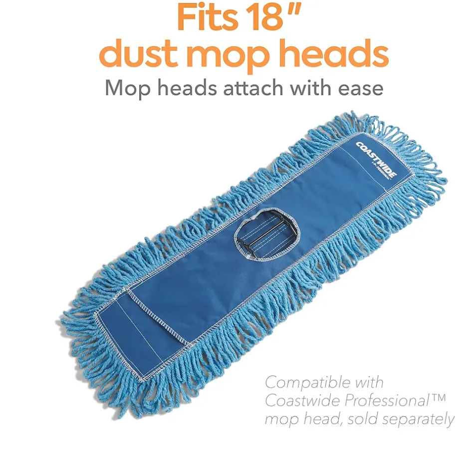 Coastwide Professional ™ Dust Mop Frame, 18" x 5", Black (CW56763)