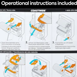 Coastwide Professional J-Series Automatic Hardwound Paper Towel Dispenser, Black/Metallic (CWJAHT-S-CC)